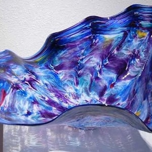 Glass Wall Art – “Sacred Rainbow” | Price is for One 14&quot; Piece | Handcrafted Elegance – Larger Sizes Available