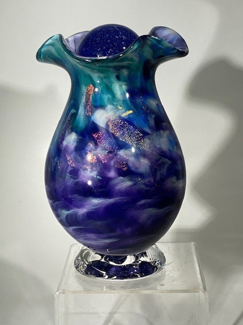 Urns for Ashes Glass Urn Blown Glass Urn Hand Blown Urn Etsy