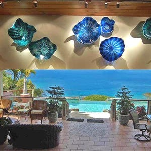 Unique Blown Glass Wall Art  ~ Handcrafted Elegance for Your Space… Blown Glass Wall Décor