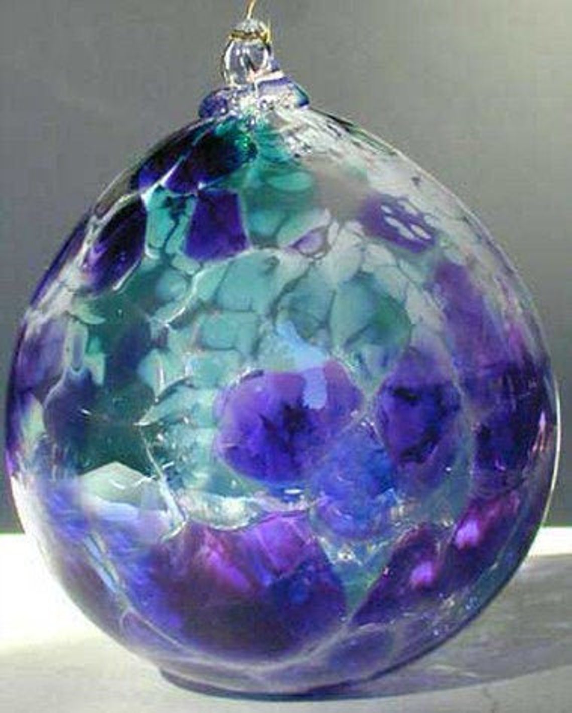 Blown Glass Ball Blown Glass Balls Hand Blown Glass Ball Etsy