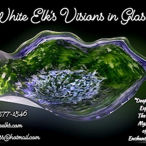 Glass Wall Art – “Forest Green ” | Price is for One 14&quot; Piece | Handcrafted Elegance – Larger Sizes Available