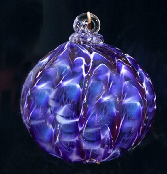 Blown Glass Ball Blown Glass Balls Hand Blown Glass Ball Etsy