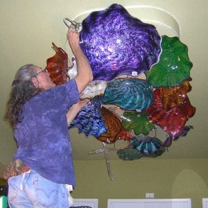 Unique Blown Glass Wall Art:  ~ Handcrafted Elegance for Your Space… Blown Glass Wall Décor