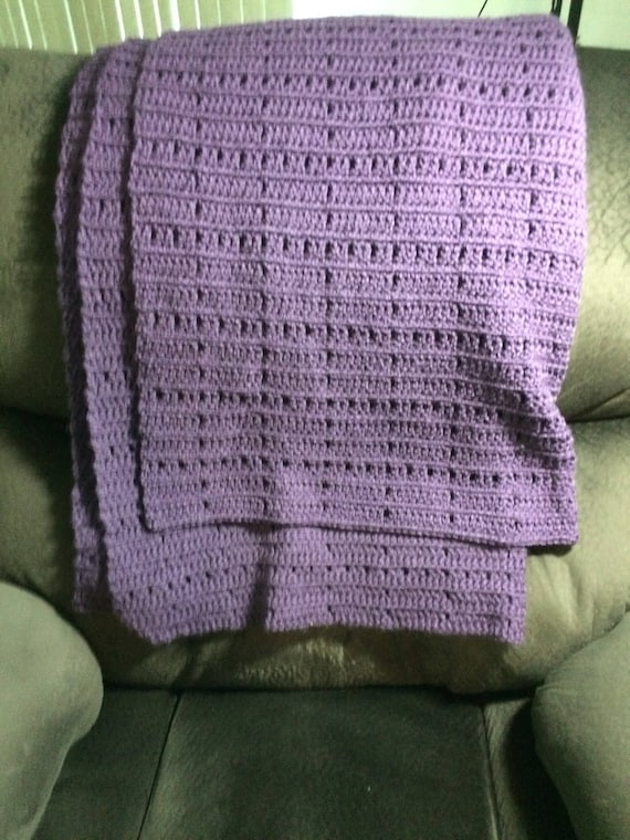 Items similar to Crocheted Afghan/Blanket on Etsy