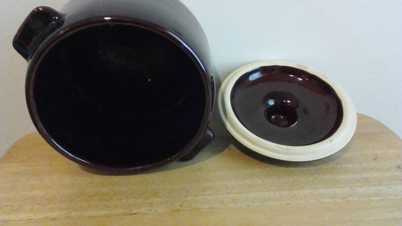 West bend ceramic bean pot