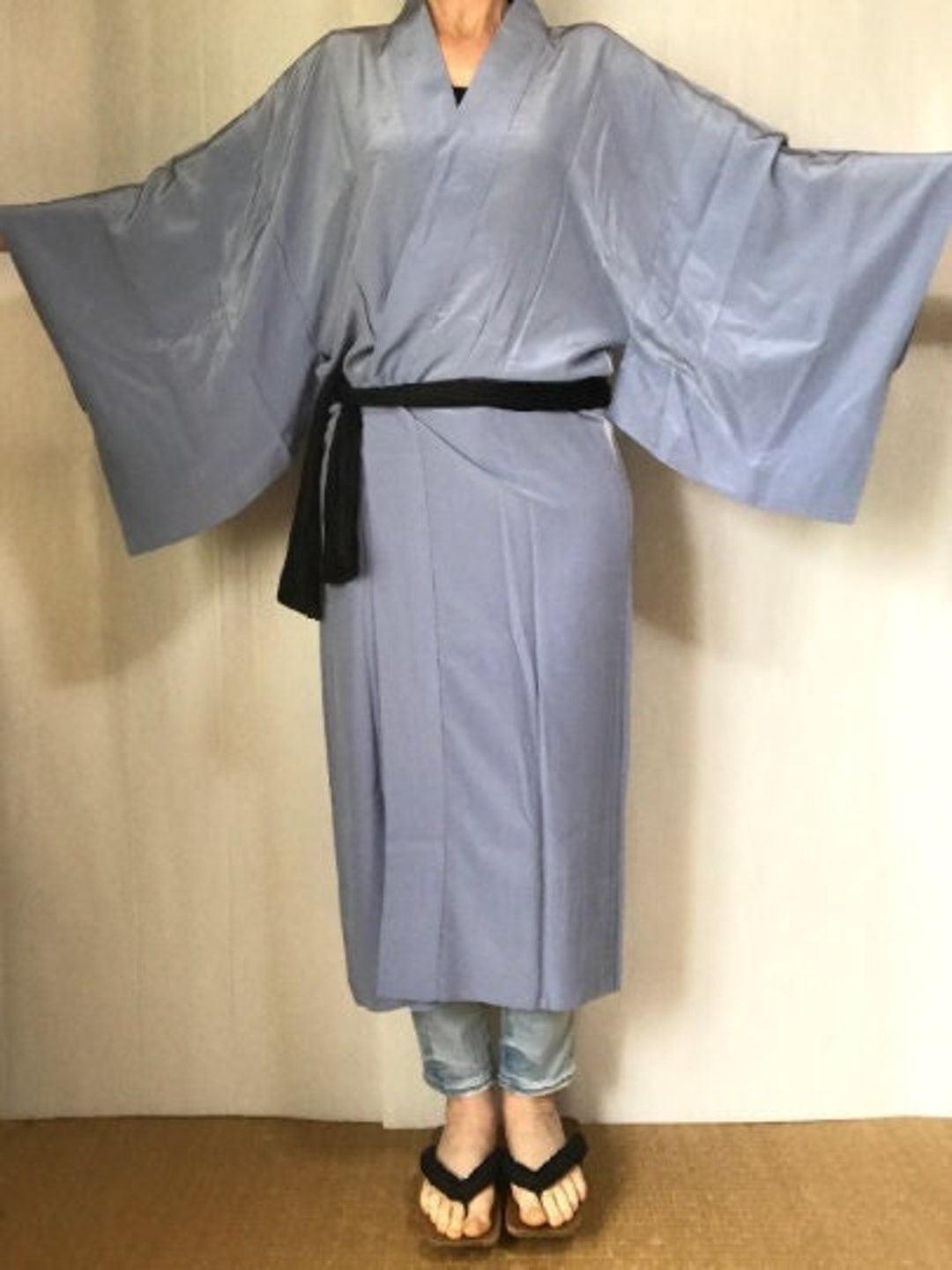 Japanese Women's Traditional Kimono inner under wear Long Juban Linen