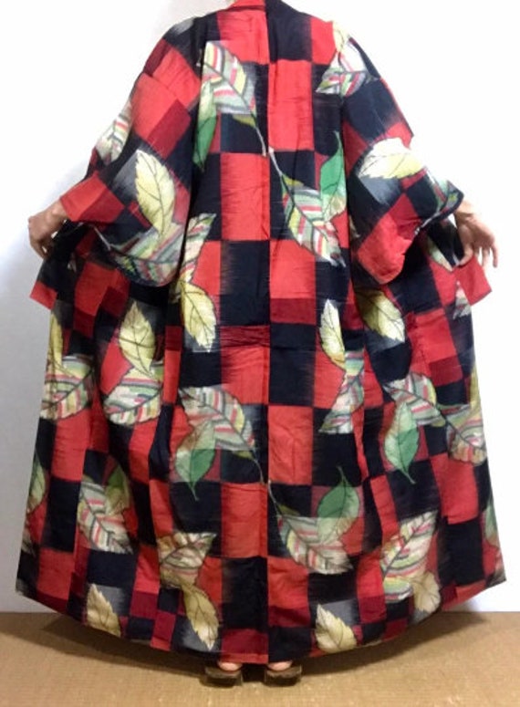 Kimono Jacket Long | Woman's Japanese Robe | Ikat… - image 2