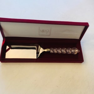 Mikasa Austrian Crystal Handle Spatula Server - Original Box