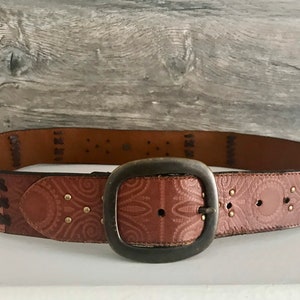 Fossil Brass Studded / Hand Tooled / Beaded and Jeweled  display picture 3