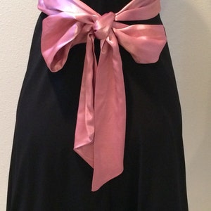 Black Sleeveless with Pink Sash Belt Party Dress by Speechless Ladies Size Small image 4