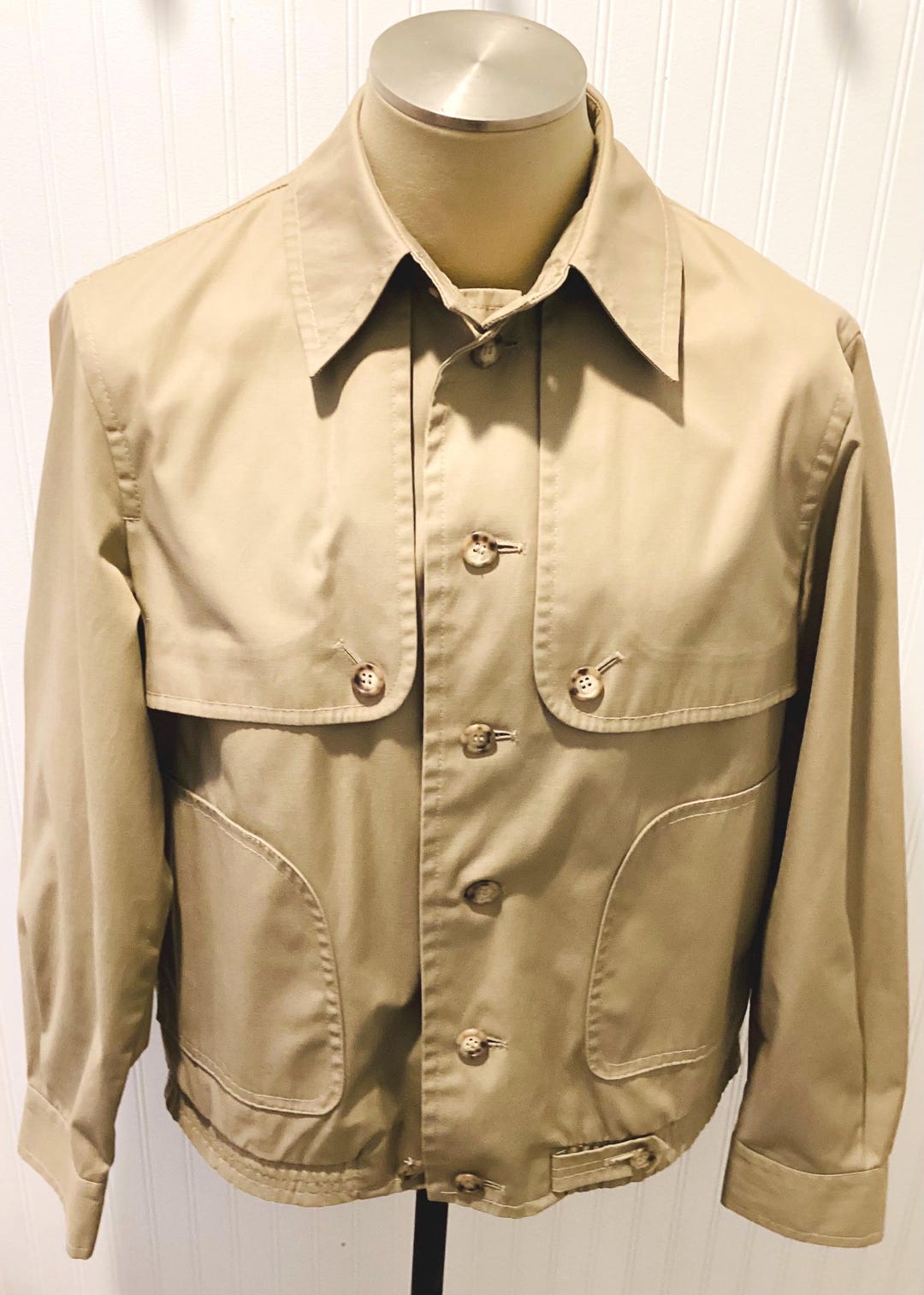 Vintage 'GANT the Rugger' Khaki Men's Jacket US Size Medium - Etsy