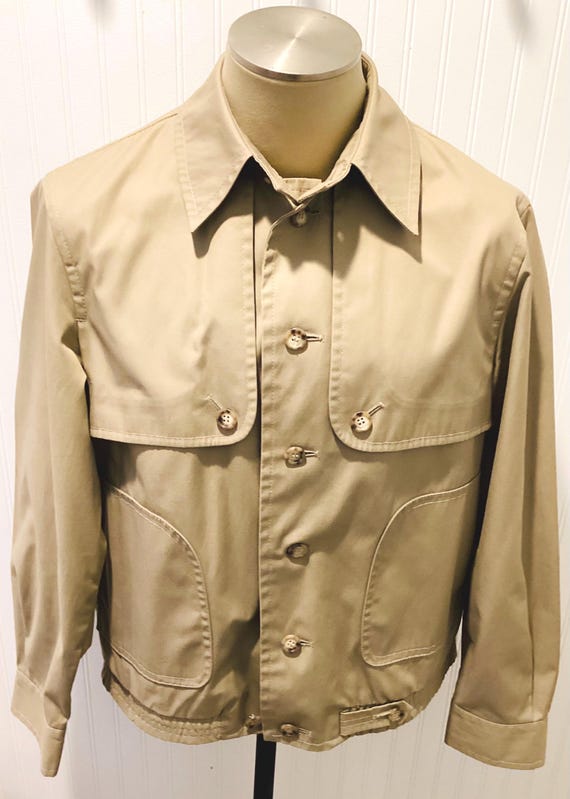 Gant, Vintage 'GANT The Rugger' Khaki Men's Jacket US Size Medium