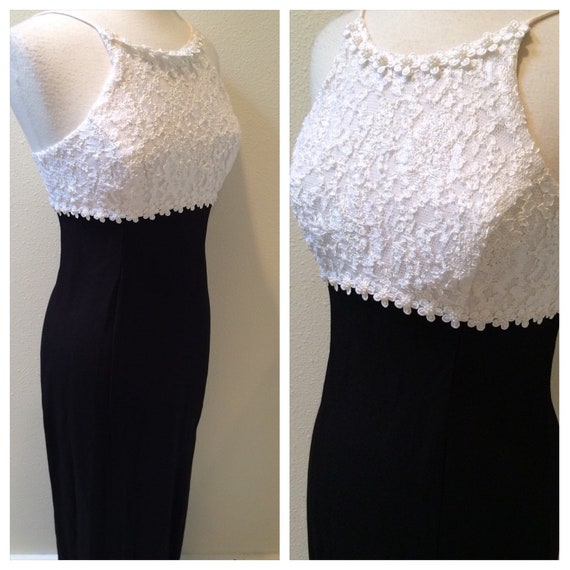 white top black bottom dress