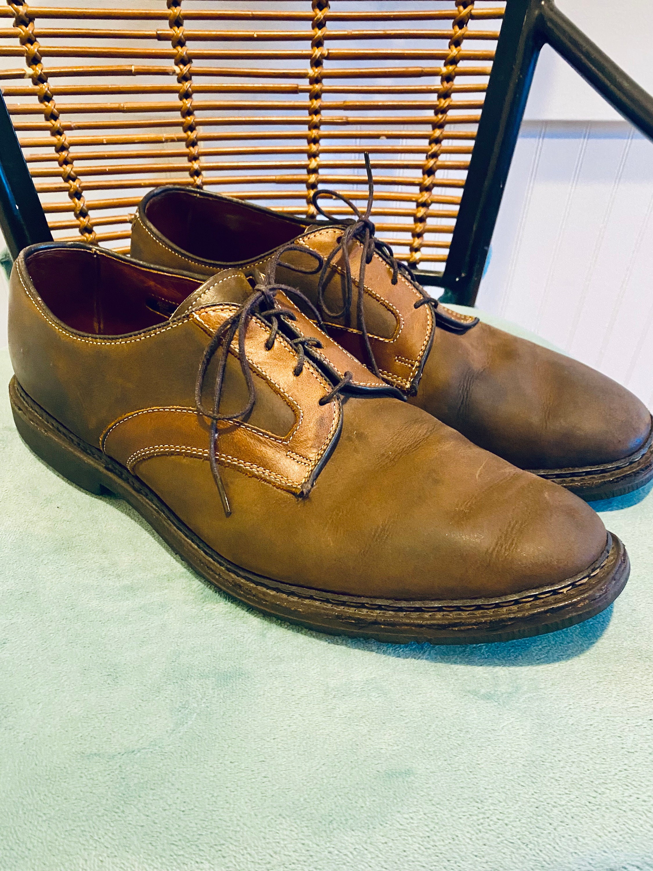 靴 Allen Edmonds Berkshire Berkshire 'allen Edmonds' Two Toned Brown Leather Casual Oxfords