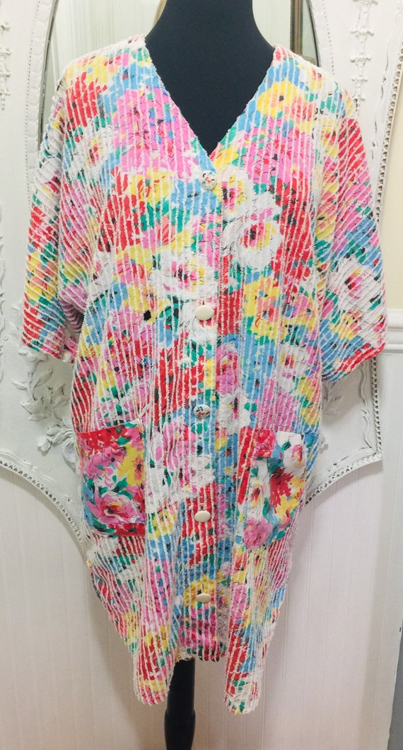 1960's Floral Print 'Stan Herman for Herbcraft' Ch