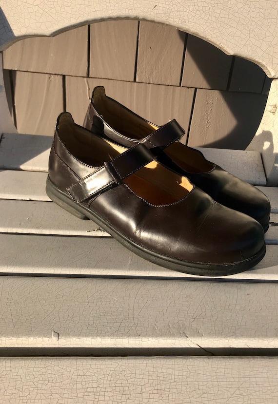 Dark Brown Birkenstock Mary Jane Footprints Women's US - Etsy