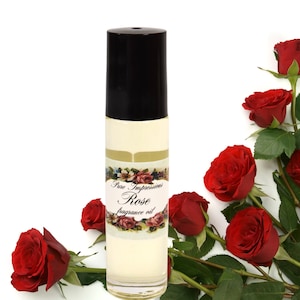 Rose Perfume Fragrance Oil Roll On 10 ml