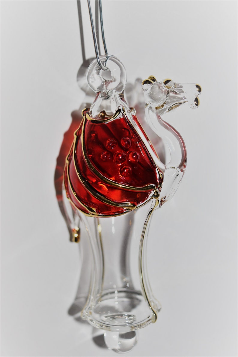 Camel Egyptian Handblown Glass Christmas Tree Ornament with Etsy