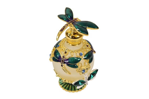 Dragonfly Empty, Bottle with Colored Dragonfly Charm, 25ml