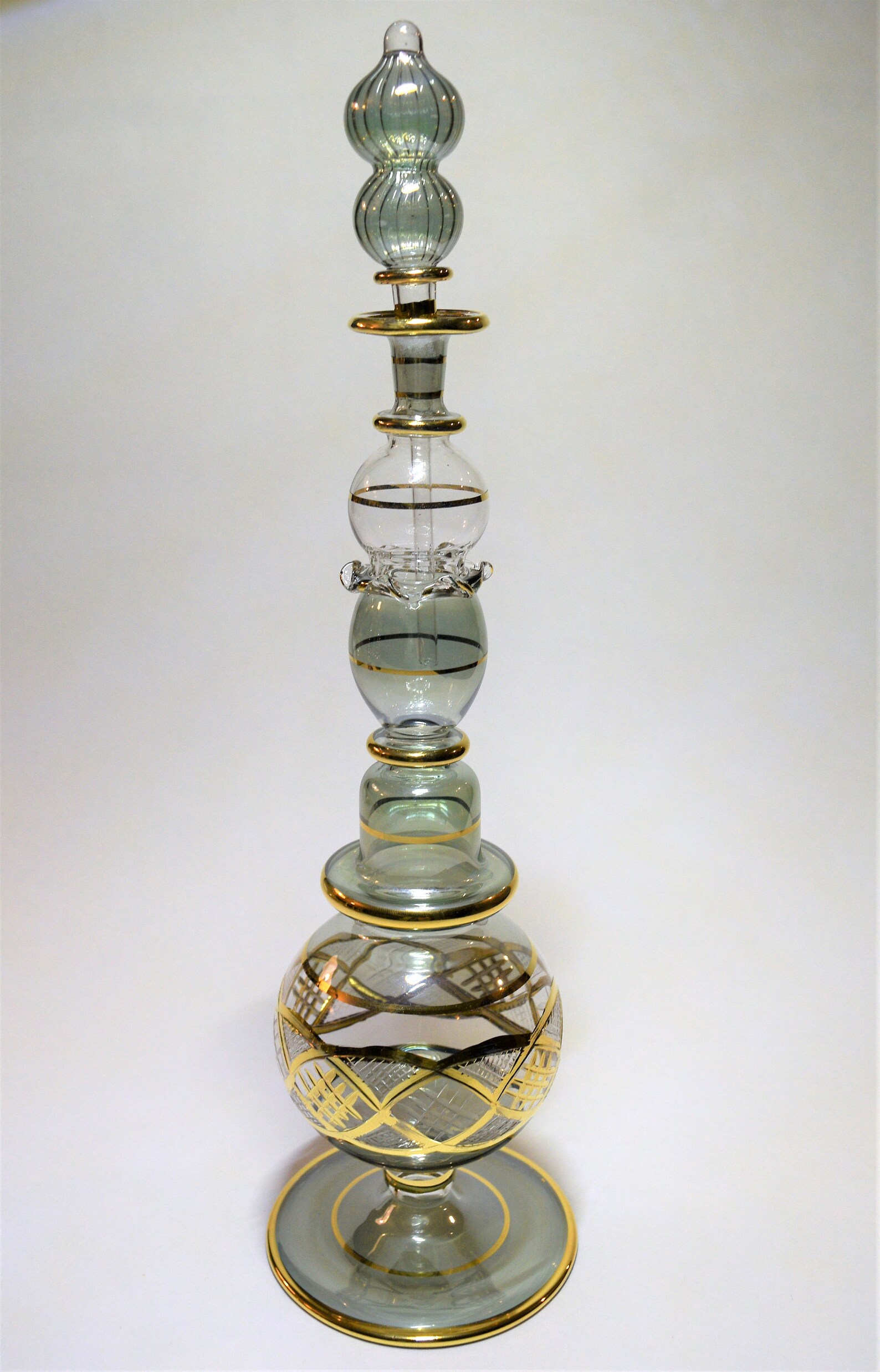 Egyptian Handblown Glass Kingsize Perfume/massage Oil Etsy