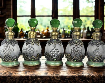 Celtic Knot Charmed, Empty, Perfume/Oil Bottle, 15ml