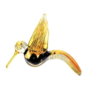 Hummingbird Glass Ornament, Egyptian Hand-blown Glass