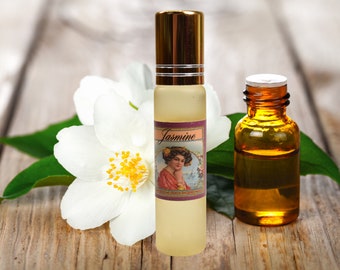 Perfumy z olejkiem eterycznym Jaśmin Absolute Sambac, szklany roll-on, 10 ml