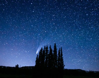 Wyoming Stars Photography - Astrophotography - Night Photography - Nature Photography - Milky Way, Stars, Landscape - Inspirational, Neowise