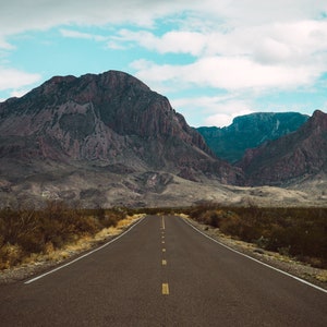 Estrada Aberta - Texas - América - Americana - Viagem de Carro - Viagem - EUA - Montanhas - Deserto - Vale - Oeste - Inspirador