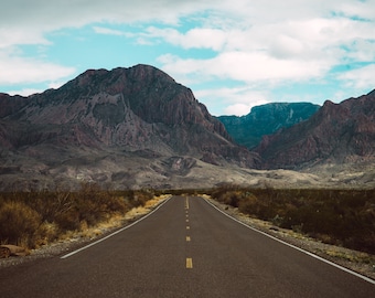 Open Road - Texas - America- Americana - Road Trip - Travel - USA - Mountains - Desert - Valley - Out West - Inspirational