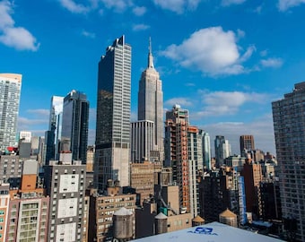 NYC - Techos de la ciudad de Nueva York - Skyline con el Empire State Building