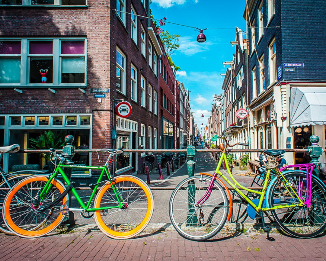 Bikes, Amsterdam, Surreal, Color Photography, Urban, Europe, Cityscape ...