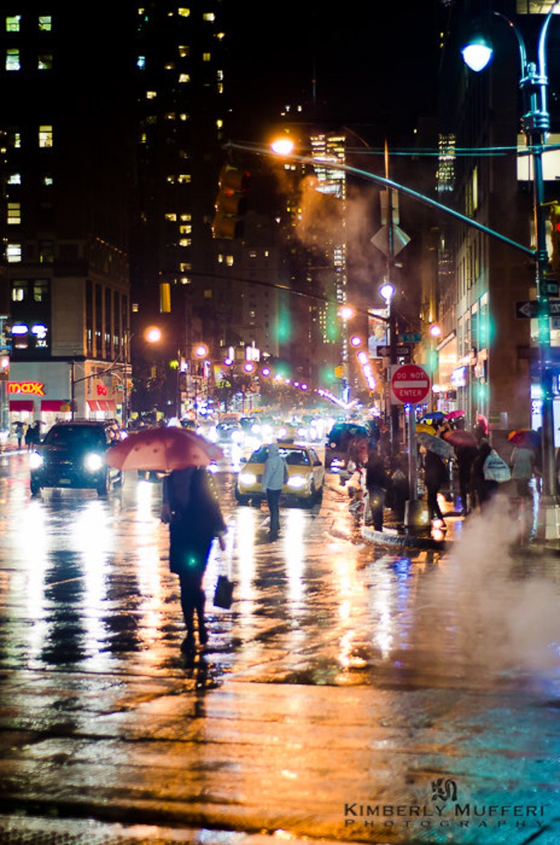 NYC Cityscape, New York City Photography, Fine Art, Color, NY, Street