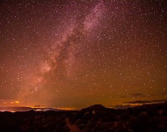 Sedona Stars Photography - Astrophotography - Night Photography - Nature - Milky Way, Stars, Landscape - Inspirational, Travel Photo