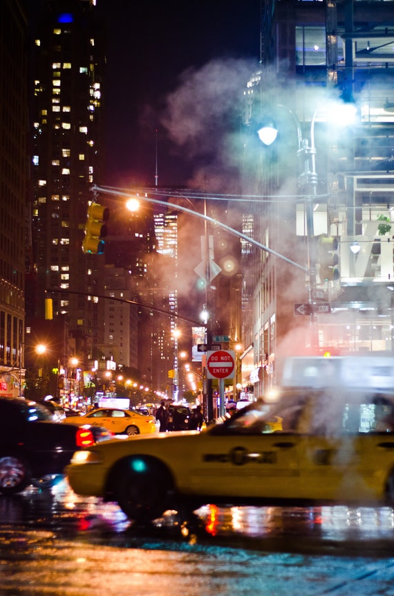 NYC Rainy Day Cityscape New York City Photography Fine Art 