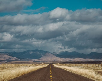 Open Road - Texas - America- Americana - Road Trip - Travel - USA - Mountains - Desert - Valley - Out West - Inspirational