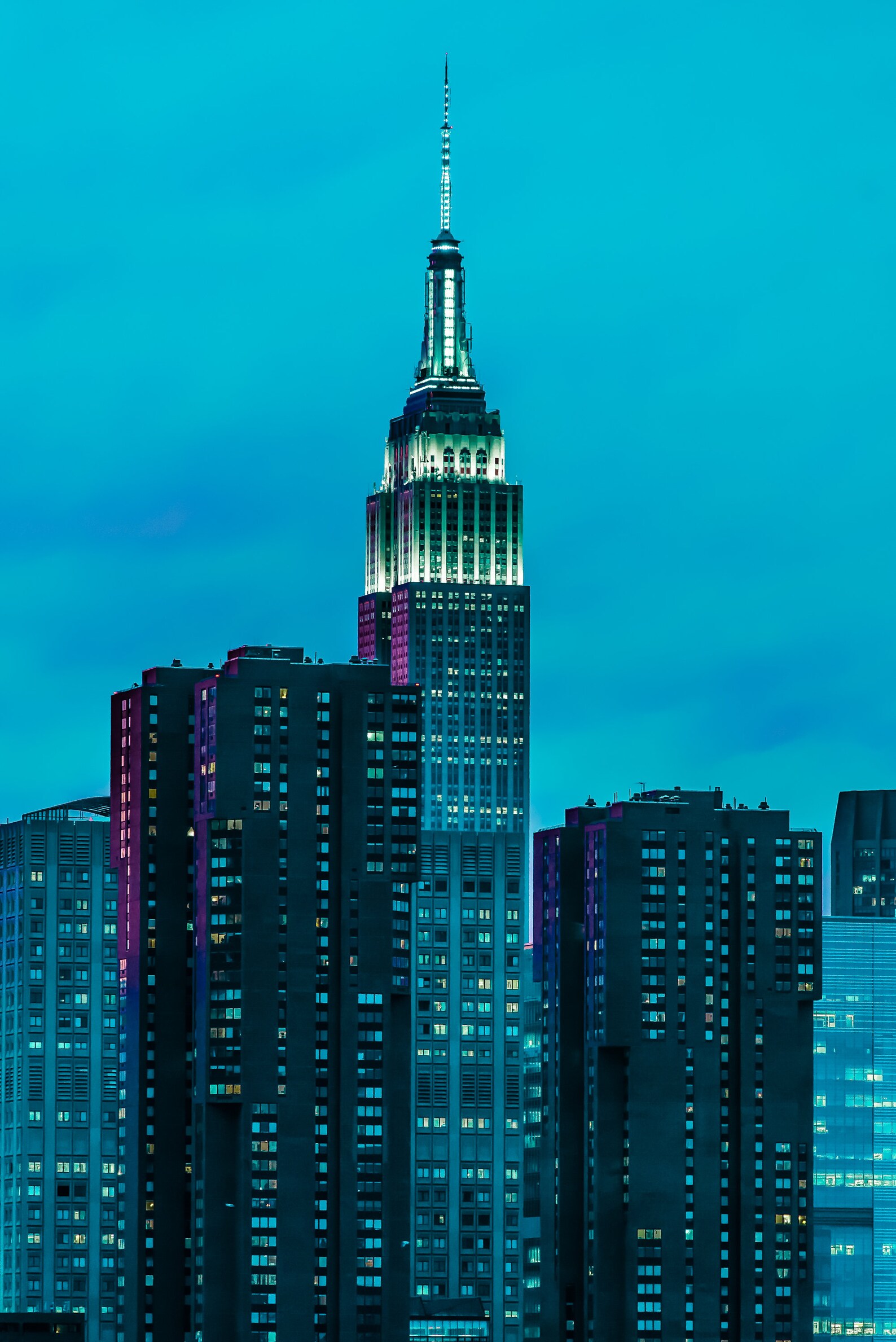 Empire State Building Sunset - New York City - Color Fine Art ...