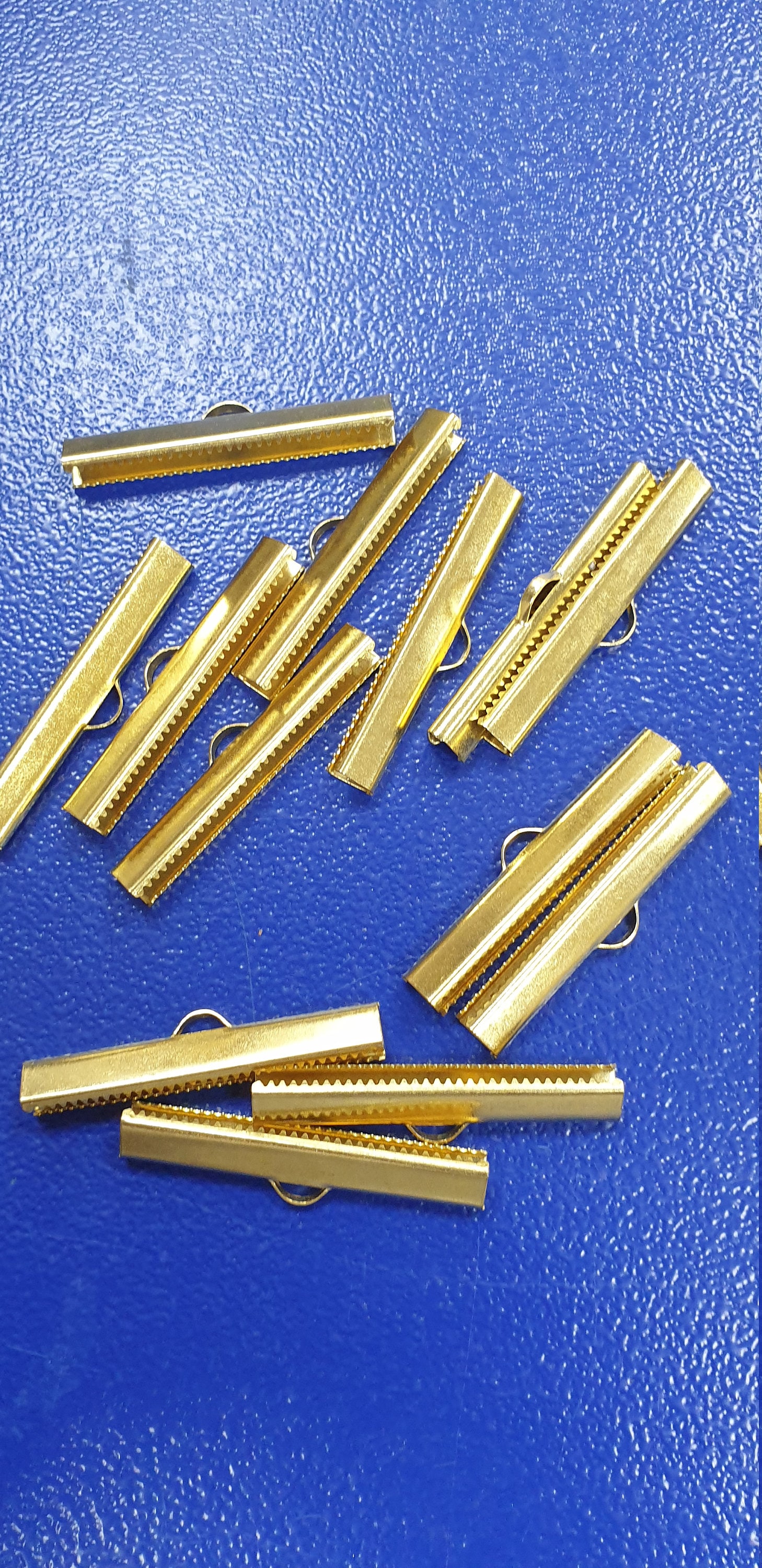 30 Pcs 6x40 mm Ribbon Clamps Clasp Finding Etsy