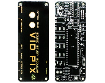 Sound Study VID PIX 8bit Animation Video Synth - Console PCB, Panel and ICs