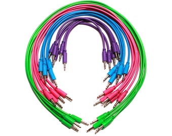 Eurorack Patch Cables - 20 Pack Assorted 6&quot; 12&quot; 18&quot; 24&quot;