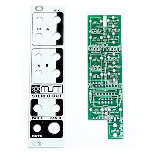 MST Stereo Output Mixer PCB and Panel