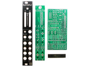Synthrotek M/DIV PCBs, Panel and IC - Eurorack Clock Divider Module PCB Set