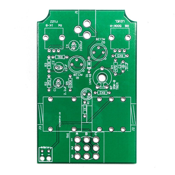 Synthrotek Face the Fuzz Guitar Pedal PCB
