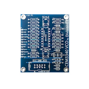 Division 6 CEM3340 VCO Carte principale Oscillateur PCB