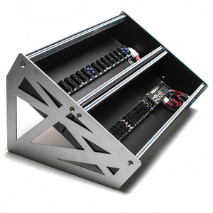 Guance d'ACCIAIO - 6U con skiff boat (powered- case power green)