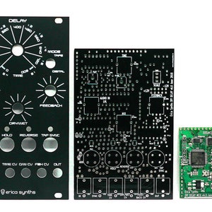 Erica Synths Delay PCB, Panel and MCU Board