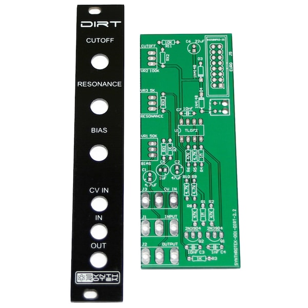 Synthrotek DIRT Filter Eurorack Effect Module - PCB & Panel