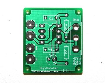 555 Timer Oscillator PCB