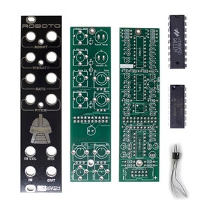 Synthrotek Roboto PCBs, Panel, ICs and Vactrol -  Voice Changer Eurorack Module DIY PCB Combo