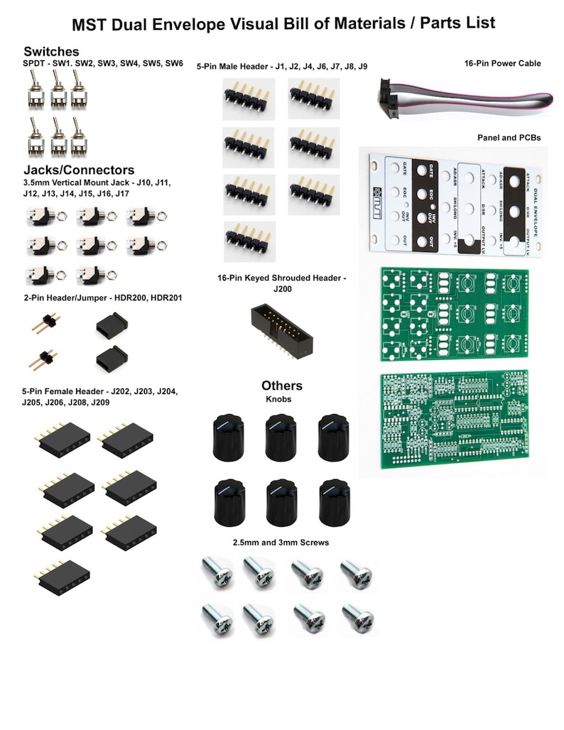 Playstation Quattro Kit PCB Pannello Per Quad VCA/Mixer Stereo Eurorack - Sintetizzatore Modulare Fai Da Te, GGS Quad 50 - Foto 3